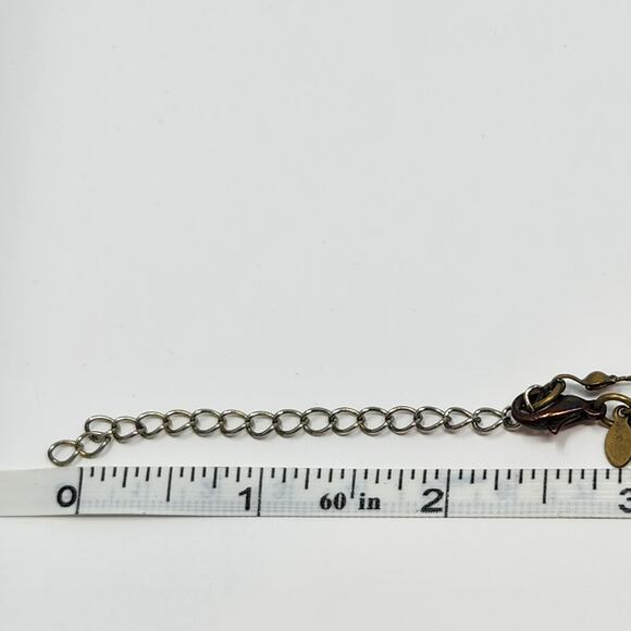 Premier Designs Promenade Tigers Eye Shell Faux Turquoise Long Necklace - Picture 7 of 7